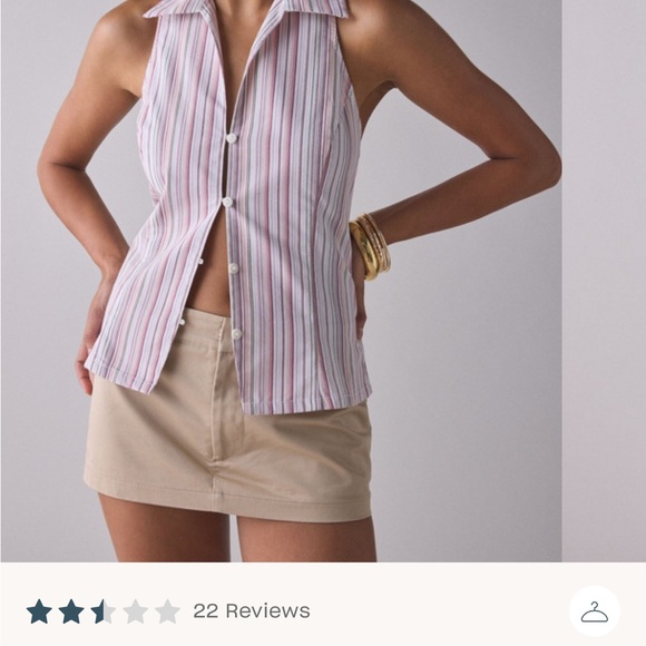 Urban Outfitters Tops - Urban Outfitters Party Girl Sleeveless Button Down Top